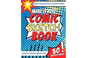 Spark Curiosity and Creativity: Make It Pop! Comic Book Drawing Kit for Kids