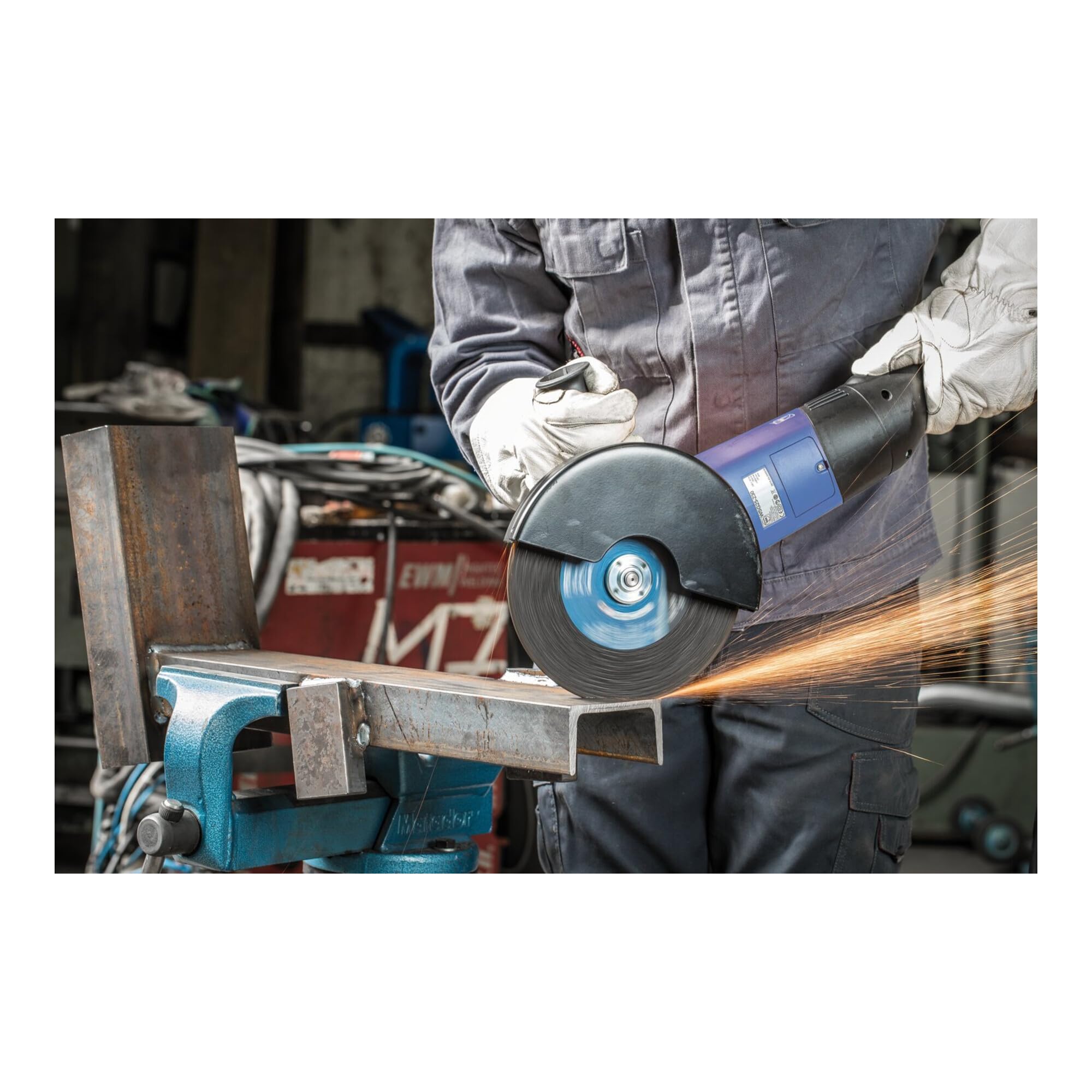 PFERD Lot de 5 disques à tronçonner PSF Steel | 230 x 3,0 x 22,23 mm, droits | 69198291 - pour acier