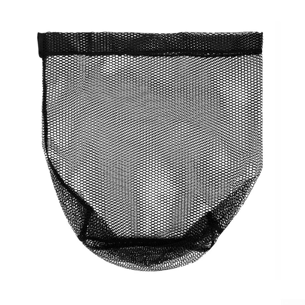 Replacement Net for Landing Net 40-50 cm Made of Nylon Robust Fishing Net for Freshwater and Saltwater Fishing Lake River Boat Black Easy Assembly High Load Capacity (45 cm)