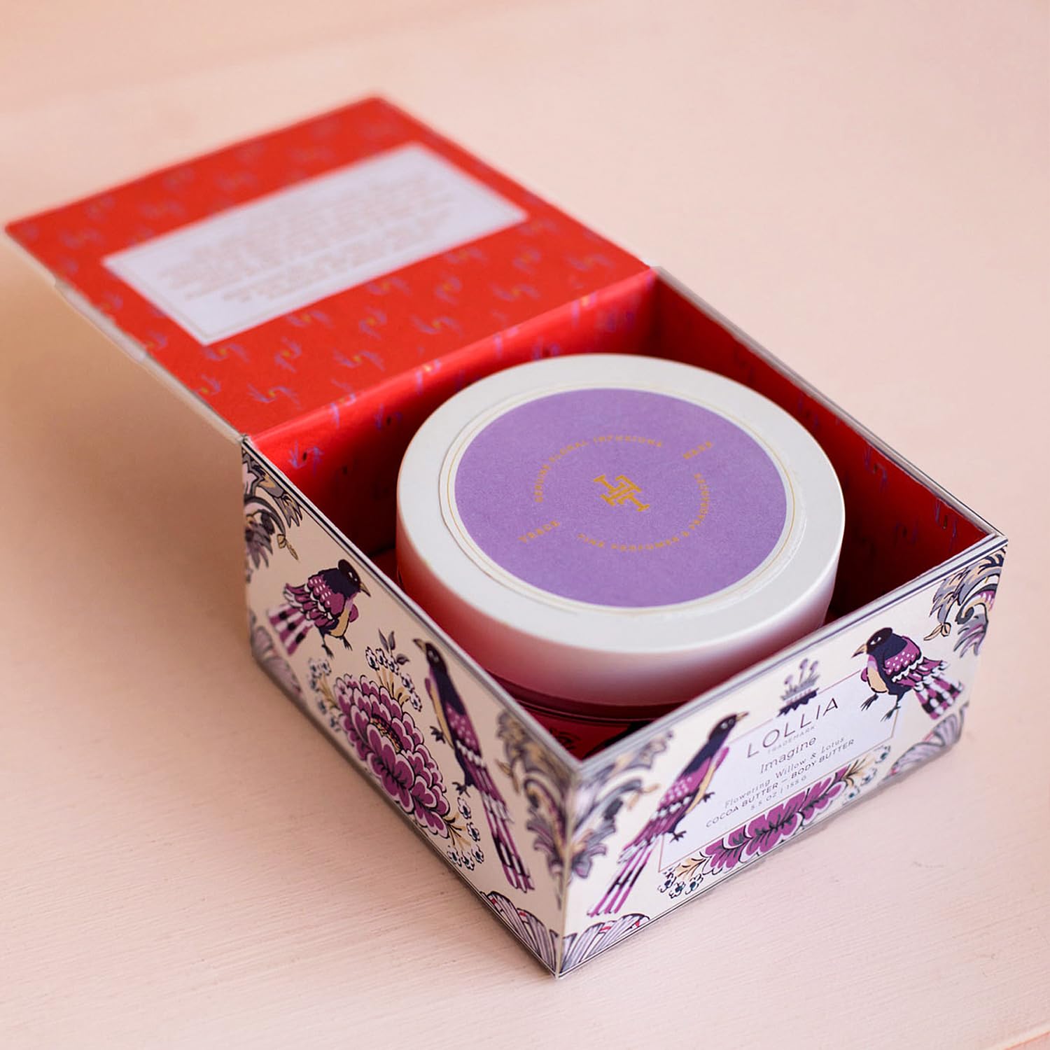 Lollia Imagine Body Butter | Hidratante corporal nutritivo | Hidratante y suave | Los mejores ingredientes incluyendo manteca de karité y manteca de cacao | 155 g