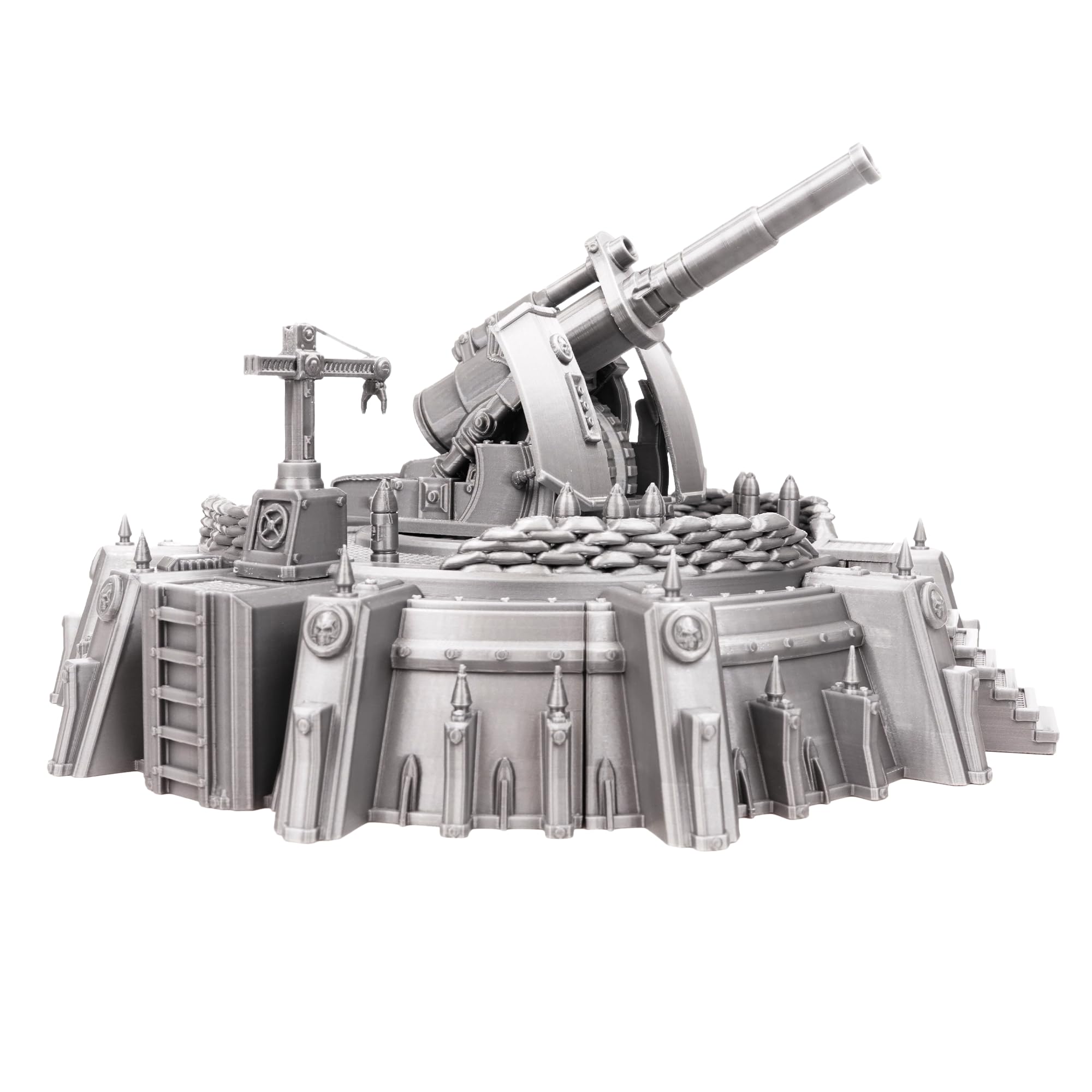 Tabletop Terrain Plataforma Earthshaker de War Scenery para Juegos de Guerra y Juegos de rol, miniaturas de 28 mm y 32 mm
