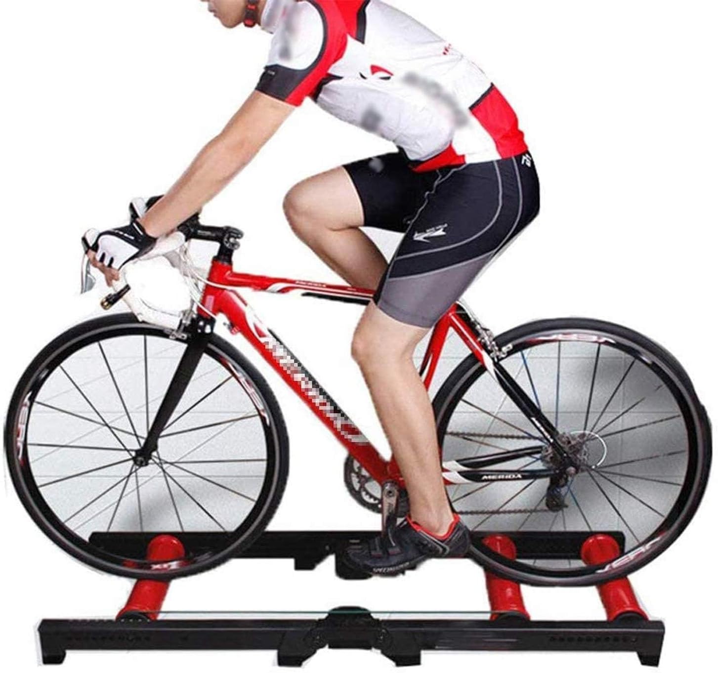 Bike Trainer Stand Bike Trainer Stand Bike Trainer Stand,Mute Roller Cycling Platform Training Platform, Cycling Racks & Stands,Bike Trainer Accessories,Exercise Stationary Frame