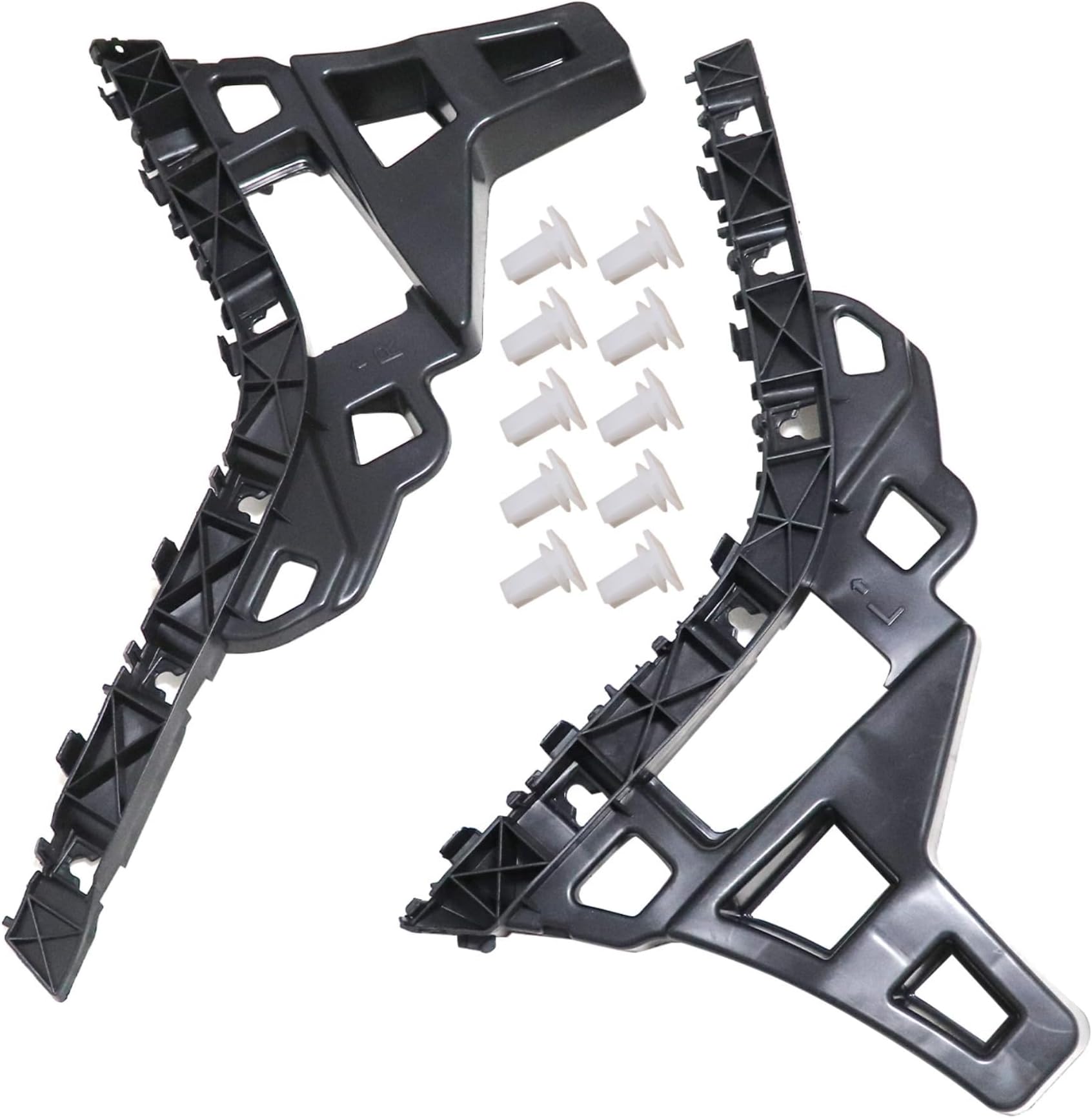 GXARTS 2 Pcs Rear Bumper Mounting Brackets Right Left With Clip 86613C1700 86614C1700 Compatible with Hyundai Sonata 2015-2019