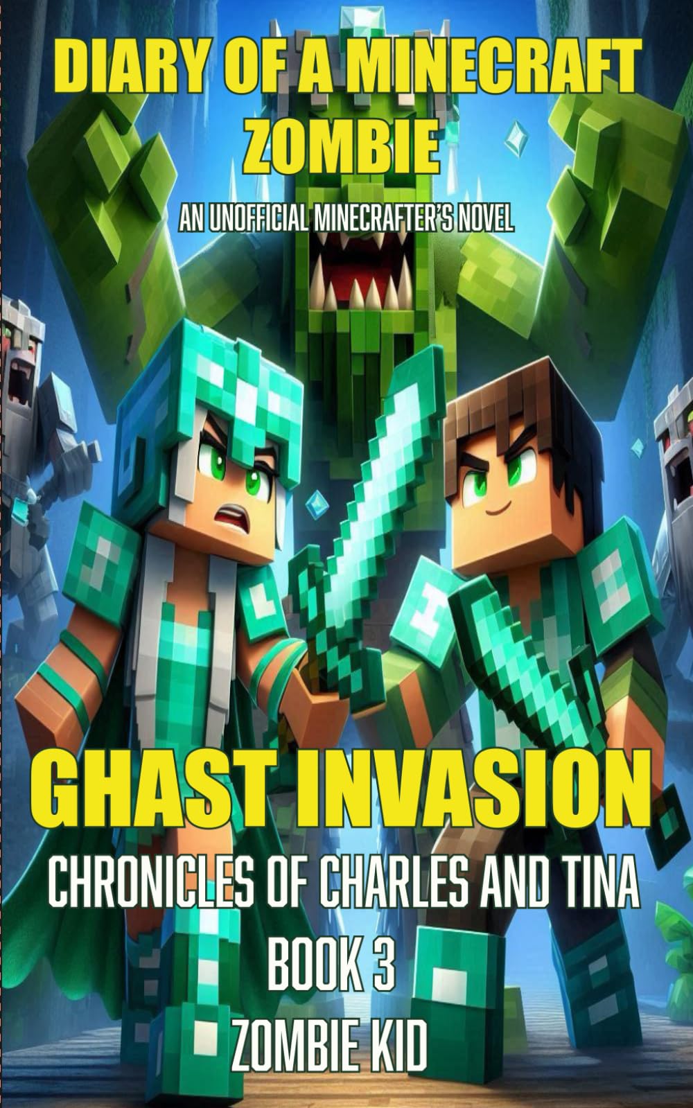Ghast Invasion (Diary of a Minecraft Zombie: CHRONICLES OF CHARLES AND TINA)