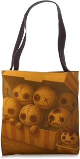 Voodoo Doll Chicken Nuggets Cute Kawaii Funny Fast Food Tote Bag