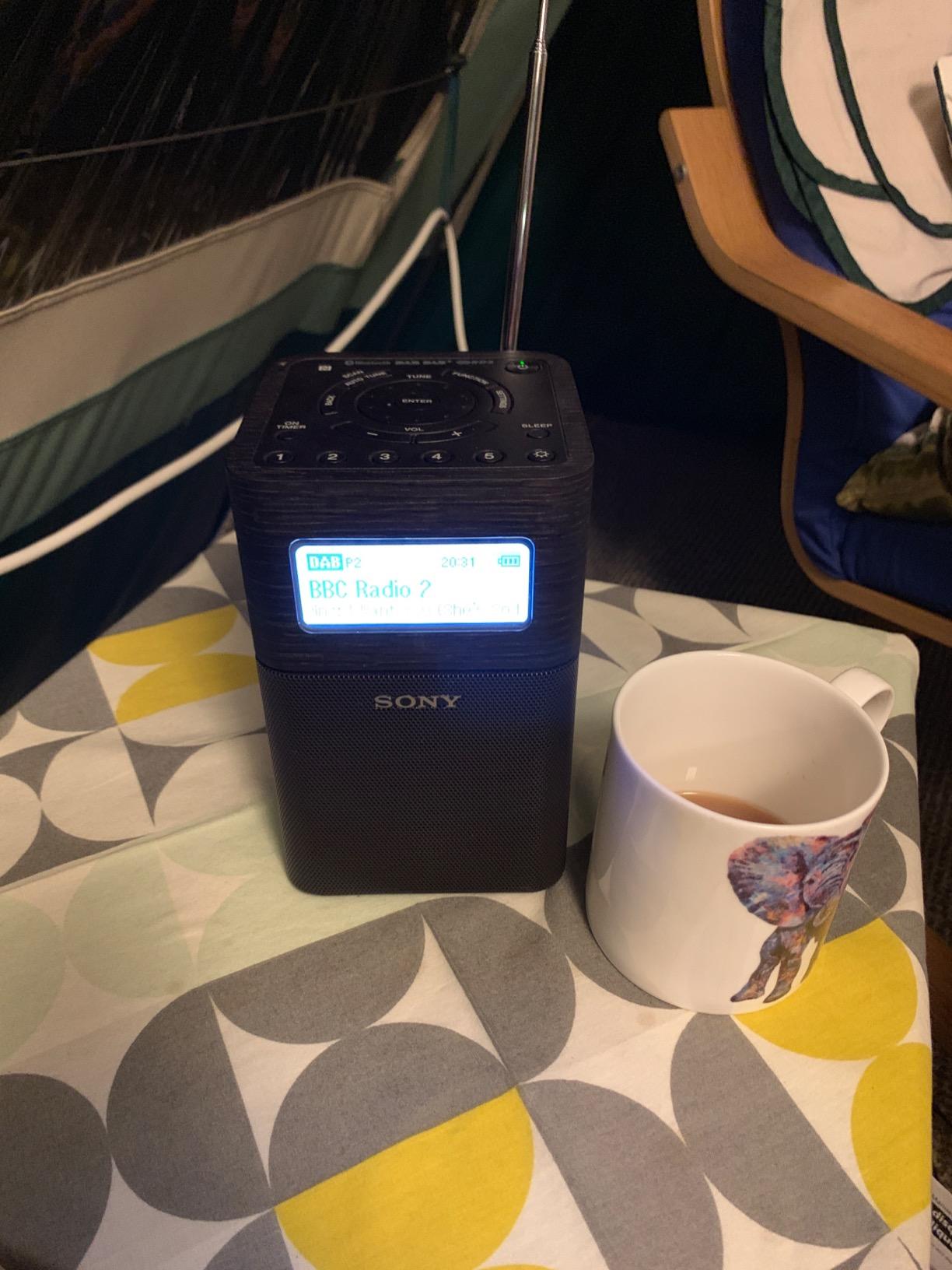 SONY XDRV1BTDB.CEK Portable DAB/DAB+ Clock Radio with Bluetooth Black