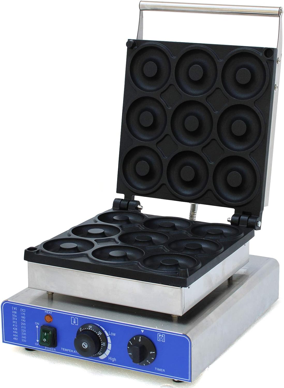 Donut Maker 9 Holes Electric Doughnut Maker 9cm NonStick