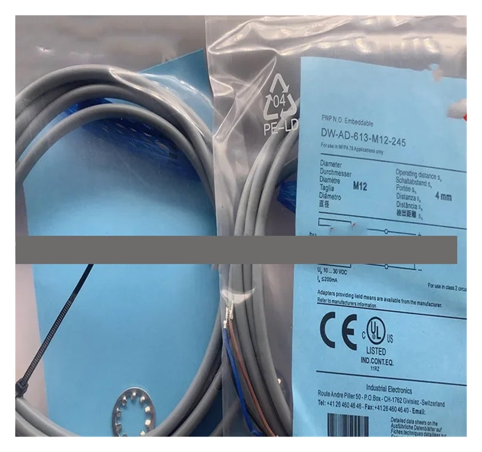 XDDQWSWA 3pcs Proximity switch DW-AD-613-M12-245 DW-AD-613-M12-235 DW-AD-623-M12-245 DW-AD-623-M12-235(DW-AD-613-M12-235)