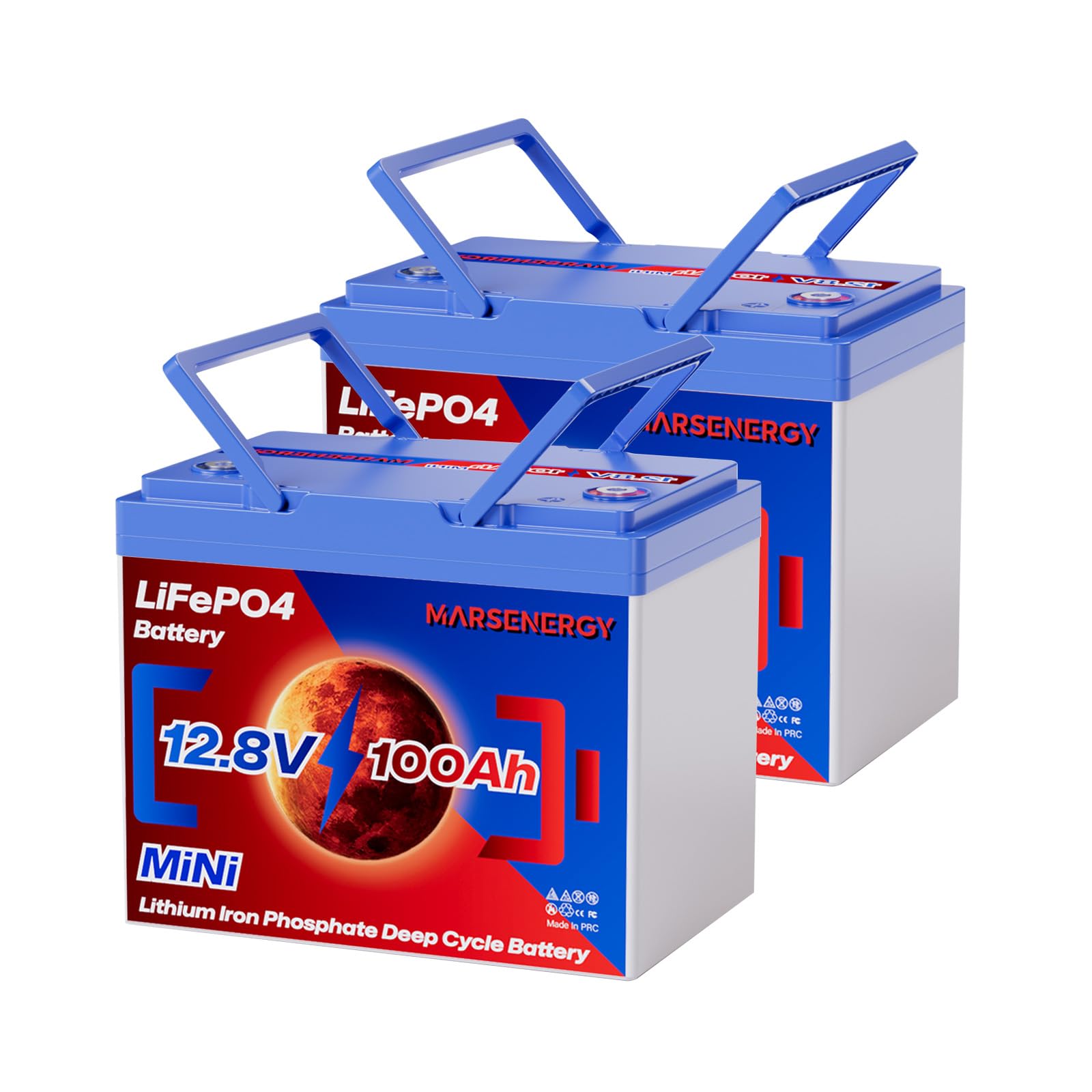 Amazon.com: Marsenergy 12V 100Ah Lifepo4 Battery, Bci Group 24
