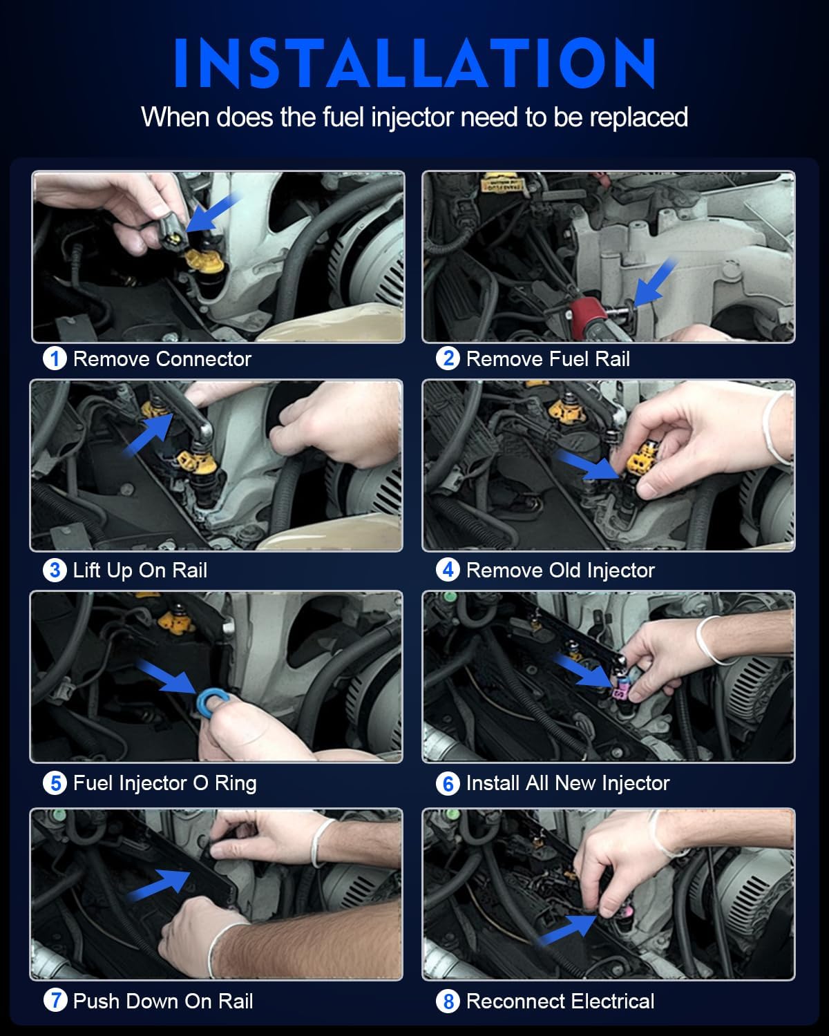Upgraded Fuel Injectors for 3.7L Fits For:-Jeep Grand Cherokee 2005-2010 Liberty 2004-2011, For:-Dodge Dakota 2004-2010 Durango 2004-2009, for:-Ram 1500 Pickup 2011-2012, OE# 0280158020