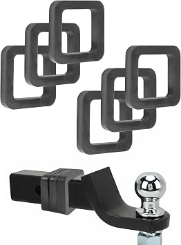 Trailer Hitch Accessories,Car Accessories Hitch Silencer Pad,Eliminate Noise and Provide Cushion Between Receivers and Tow Hitches,Automotive Replacement,Compatible with Most Trailer Hitches