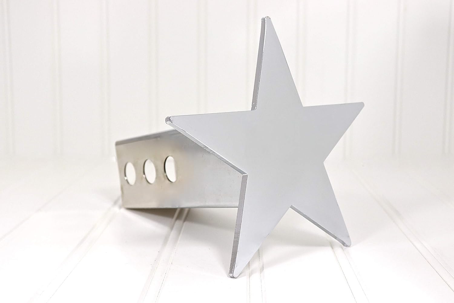 12552-Chrome Five Point Star Hitch Cover, 2"