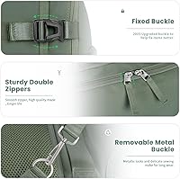 Vista 5 de Mochila de Viaje Sinaliy, Verde militar, Grande, Viajes