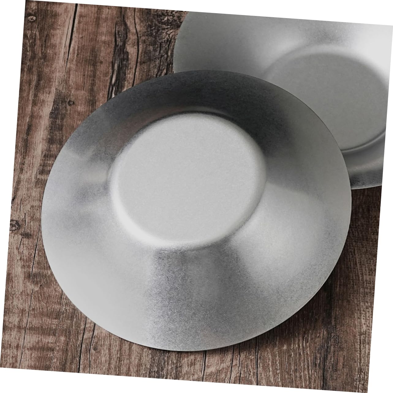 CIYODO Stainless Steel Serving Bowl Vintage Aesthetic Pasta Bowl for Salad Cereal Dessert and Noodles for Home Restaurant and Events and Elegant Design