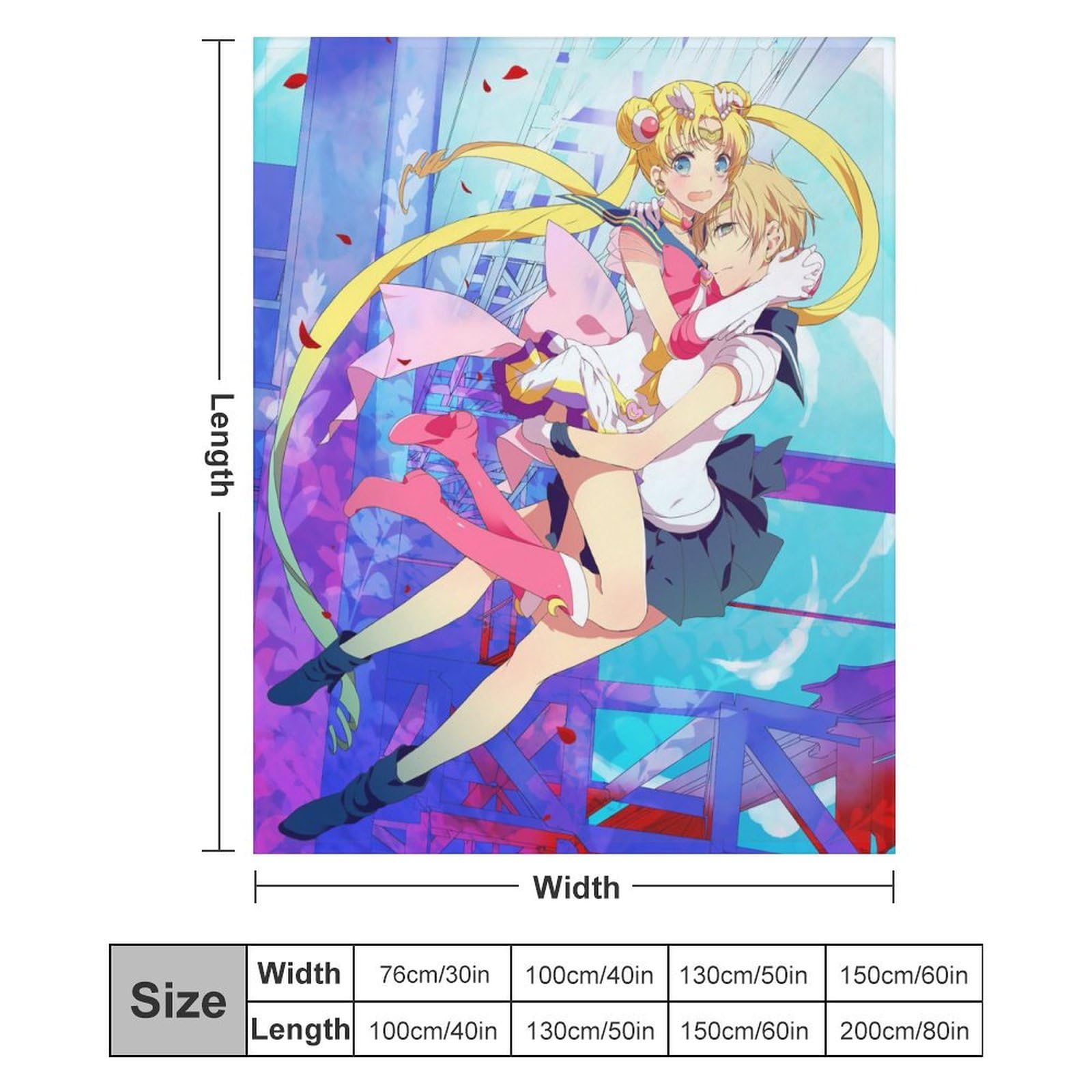 Amazon｜毛布 美少女戦士セーラームーン ブランケット 掛け毛布