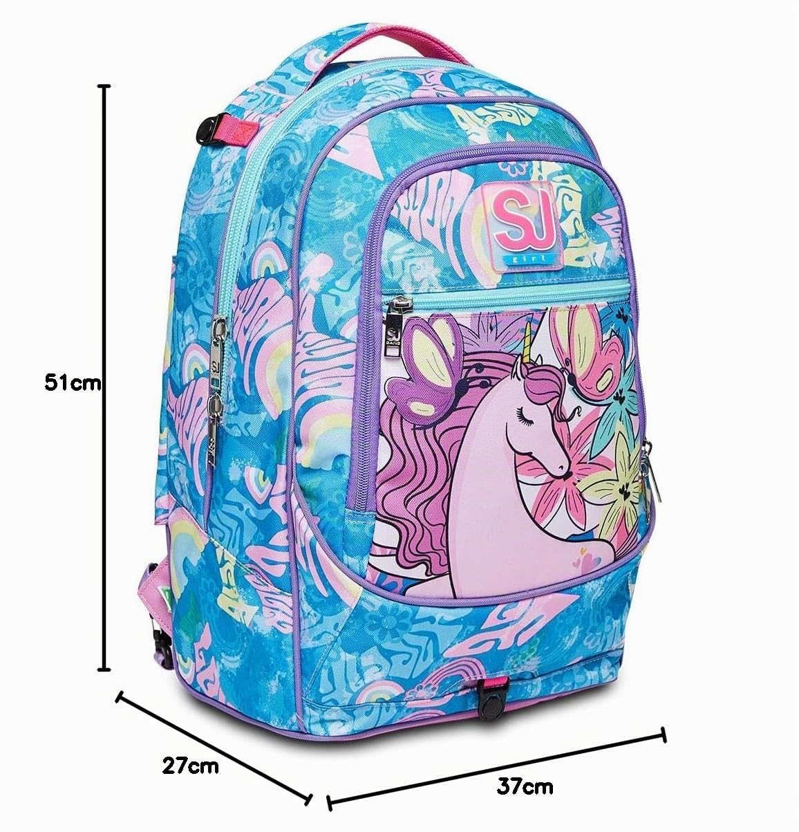 SJ GANG STYLE JAM GANG Jack 3WD Trolley, Bambine e ragazze, Ibis Rose, Taglia unica
