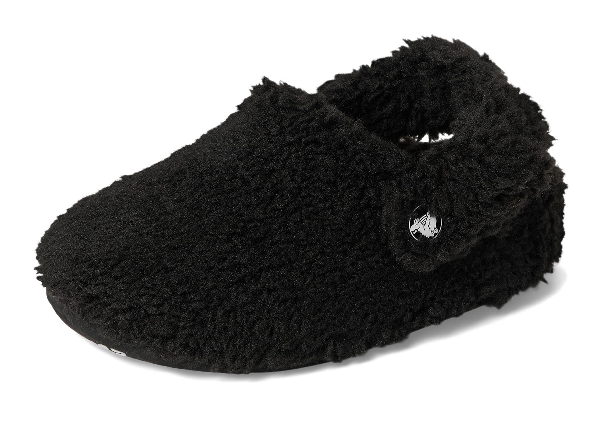 Crocs Classic Cozzzy Hausschuh, Schwarz, Kleinkind, EU 27-28 – Ansicht 2