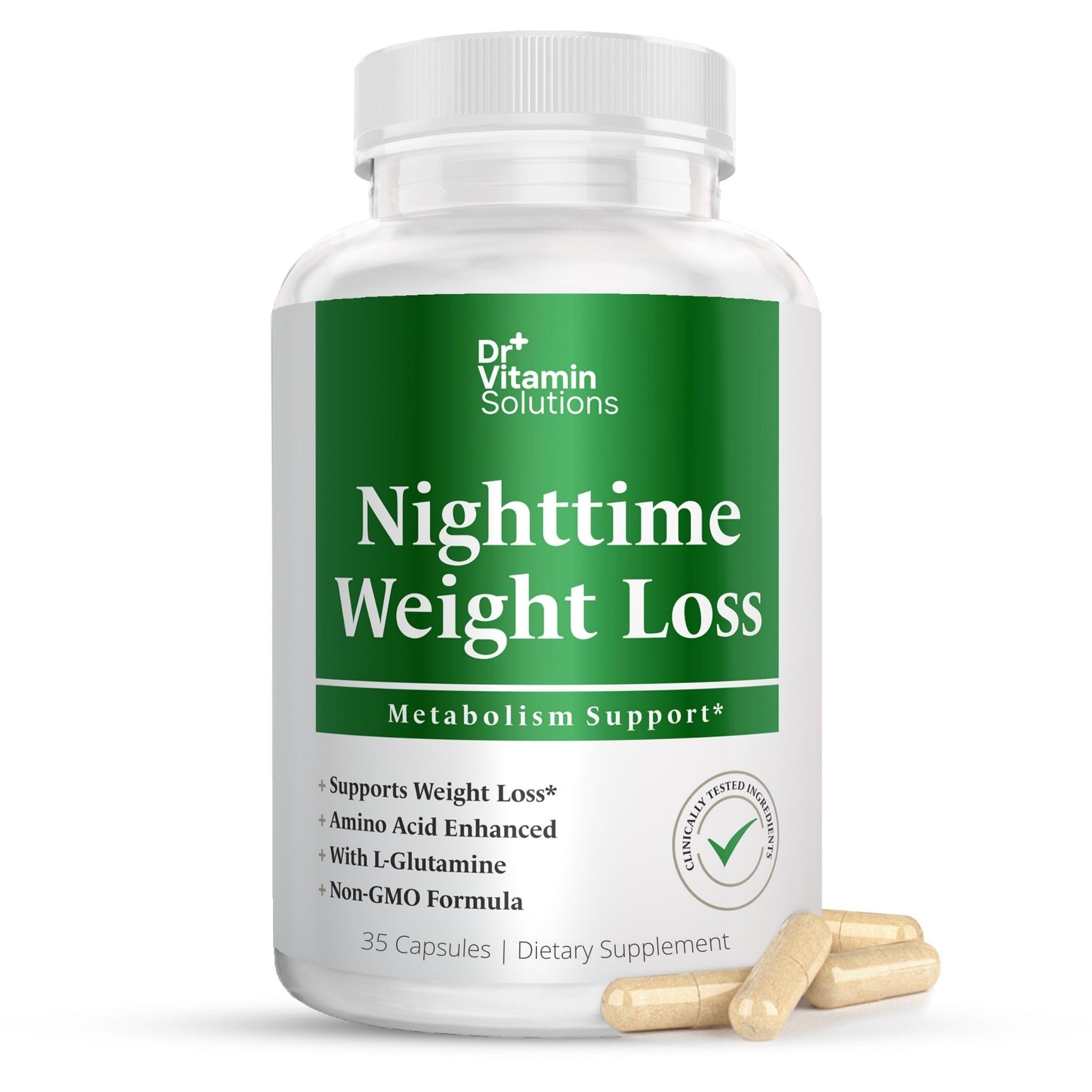 Nighttime Fat Burner for Women & Men, Sleep Support - Night Shred Diet Aid 35 Count (Pack of 1)