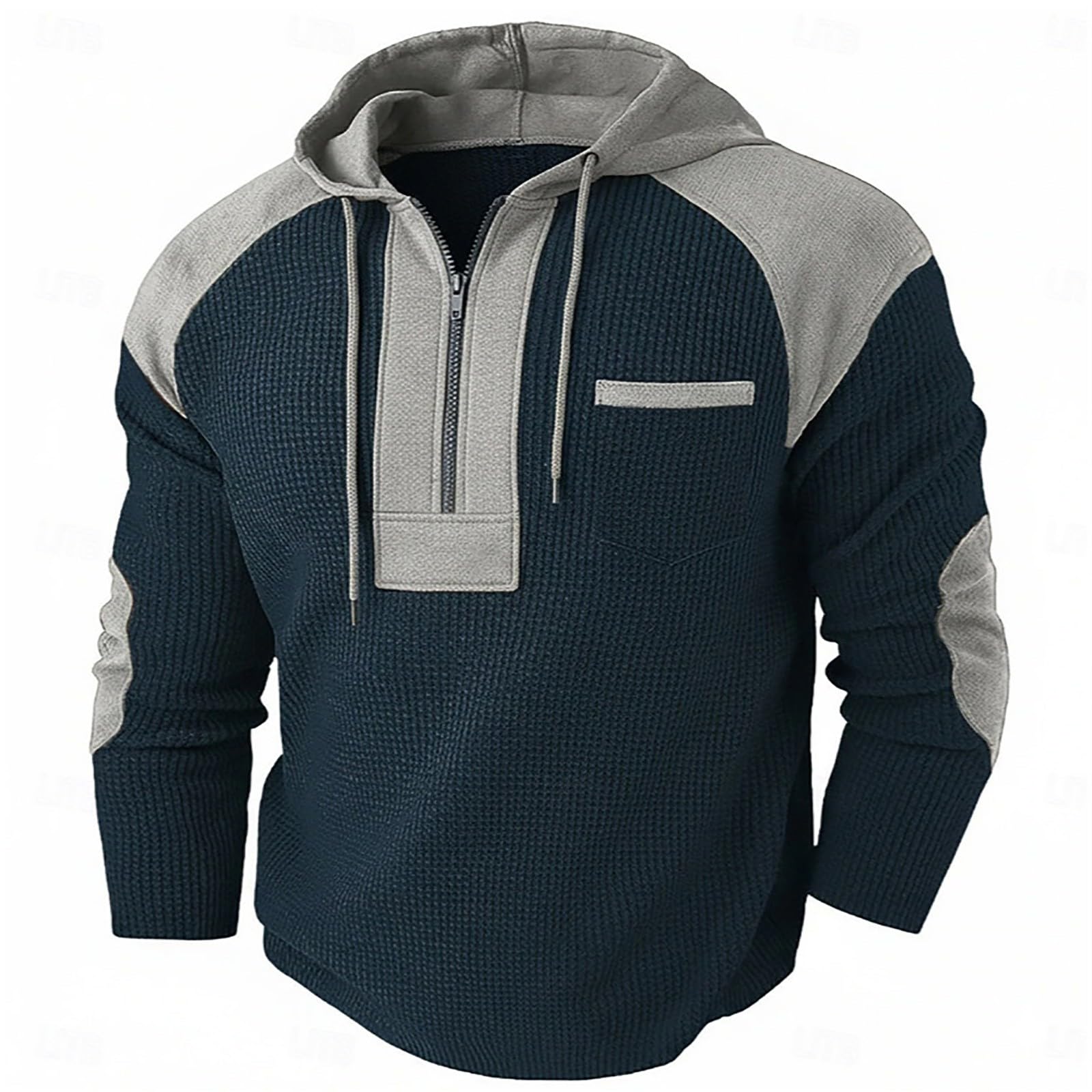 KHIRVWL Felpa Uomo con Cappuccio Pullover Sportiva per attività Quotidiane | Libertà di Movimento, Taglio Regolare, Look Dinamico, Facile da Abbinare, Ideale per Palestra Jogging E Tempo Libero