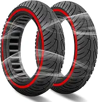 FOVNOT Pneu sólido de 8,5 polegadas, pneus de substituição de scooter elétrica para Xiaomi M365/Pro/1S/Pro2/Essential/Gotrax Gxl V2/Gotrax XR pneus sólidos de substituição frontal ou traseira (2