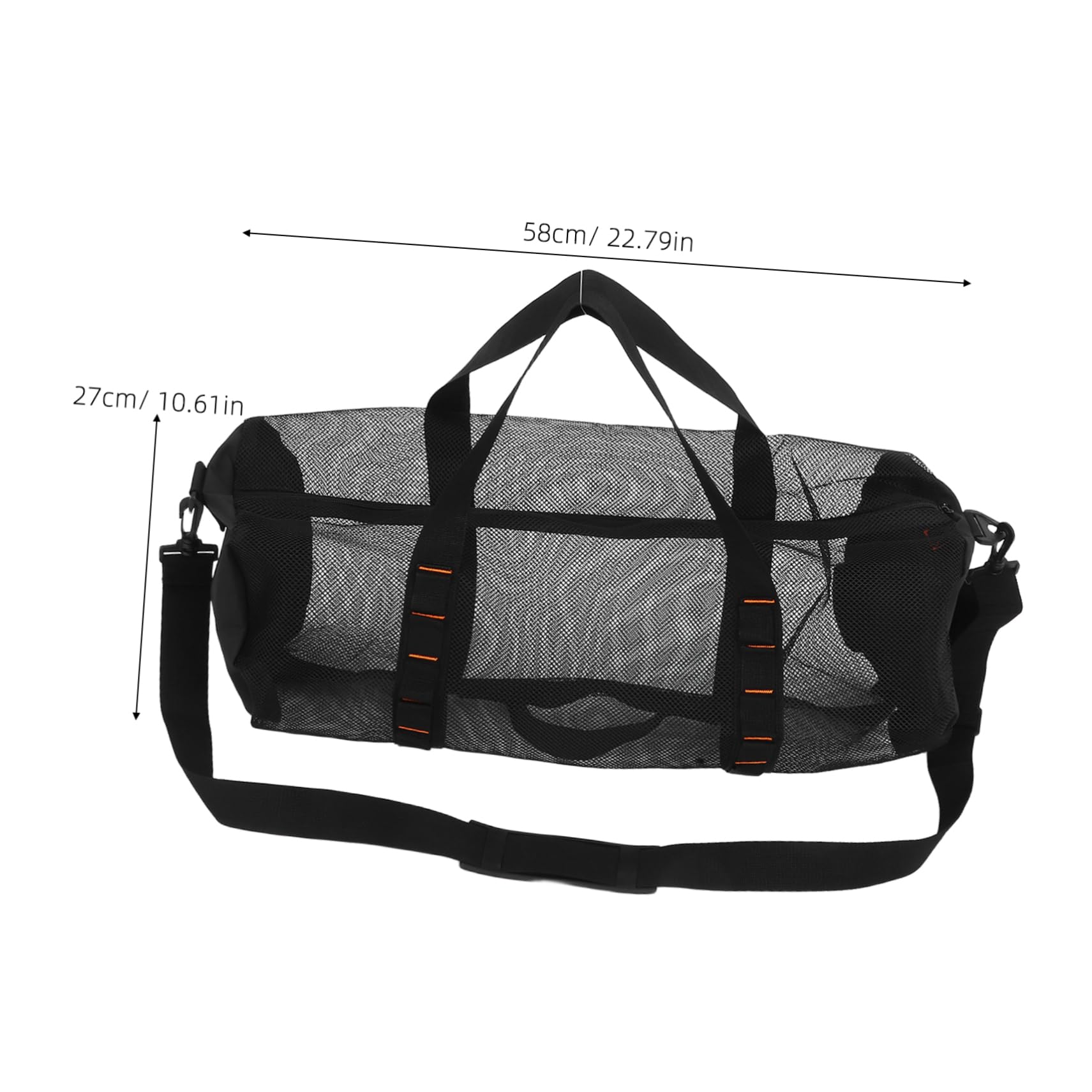 Outanaya Mesh Beach Bag Versatile Swim Storage for Adults Foldable Design Portable for Outdoor Activities Summer Beach