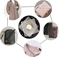 Vista 4 de 20 pares de broches de presión súper magnéticos de costura oculta, cierre de cartera de PVC oculto, broches magnéticos para ropa, bolsos