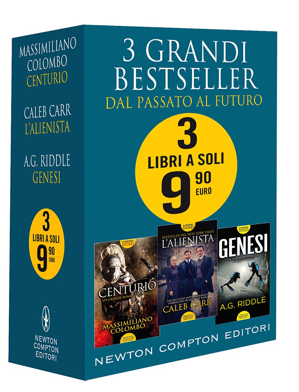 3 Grandi Bestseller. Dal Passato Al Futuro: Centurio-L'alienista-Genesi - 4