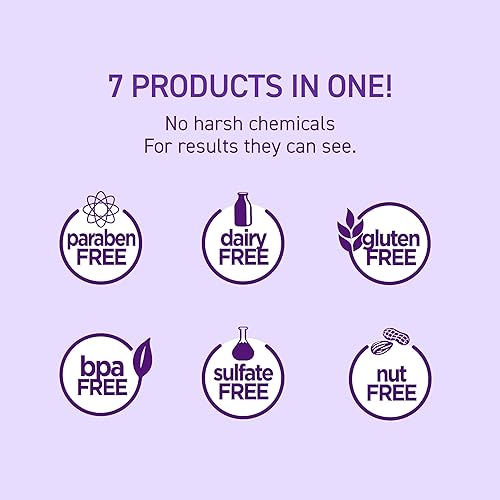 Miniatura 2 de TBH Kit de iniciación de higiene para niños y adolescentes, champú, acondicionador, gel de baño, toallitas faciales, humectantes y desodorantes para