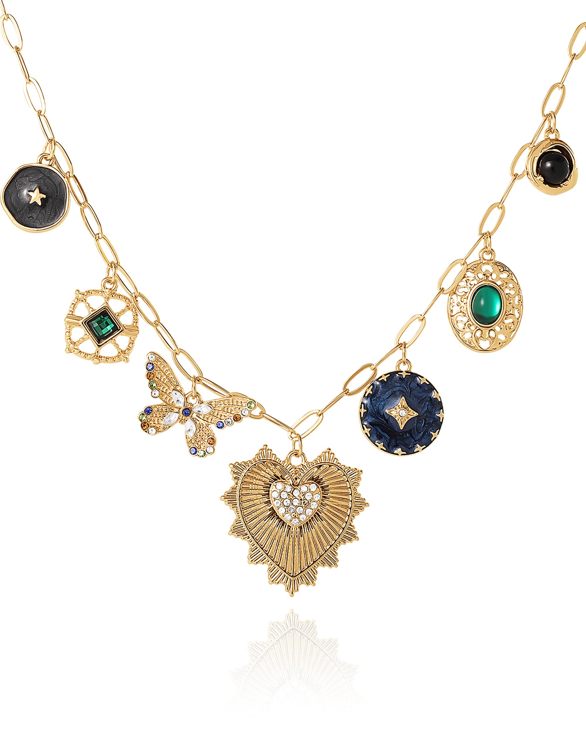 Collier à breloques fantaisie BCBG Generation finition haute qualité - 7