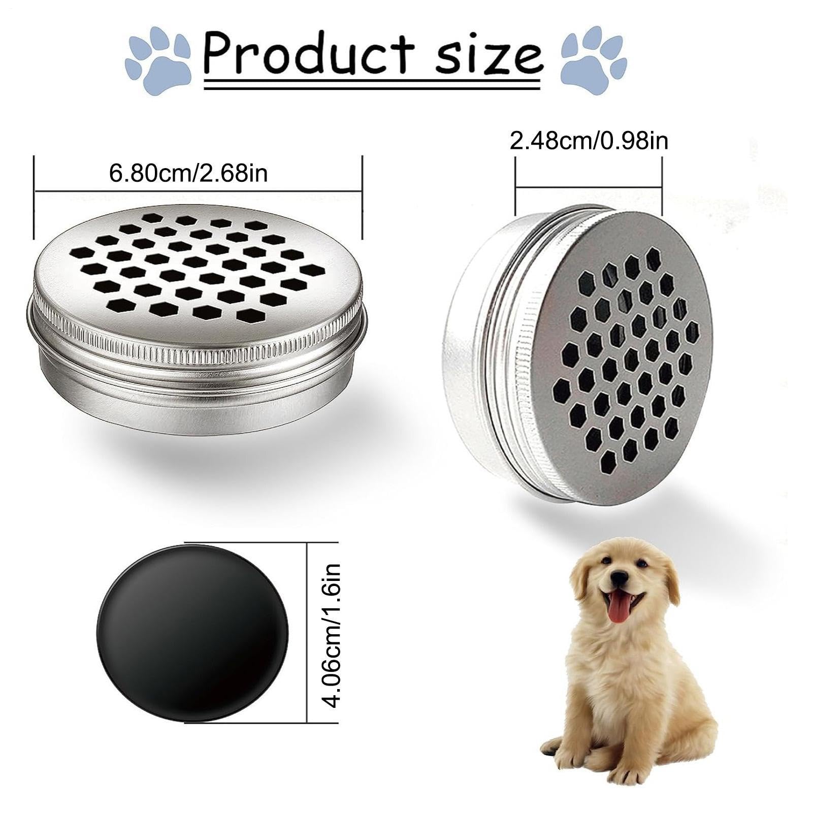 Hundeduft Arbeitsdosen – 18 Stück Anti Lockstoff Box, Hund Leckerli Behälter mit magnetischen Punkten, Toilette, Haus, Wohnung, Hinterhof, Kiste, Gras, Haus, Hof, Reisen, Trainingsset