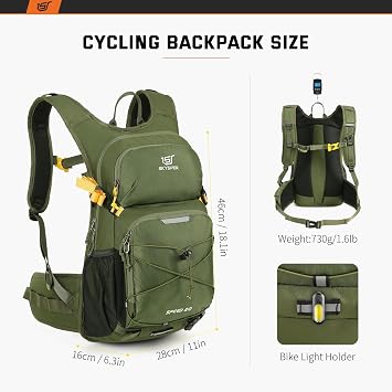 SKYSPER Hiking Backpack 20 L Bicycle Backpack Ski Backpack Men for Bicycle Hydration Backpack