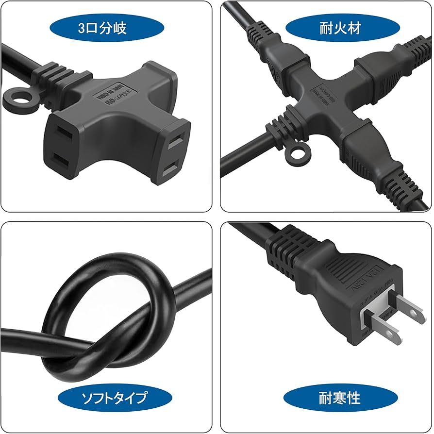2回程くらいしか使ってません。3mくらいの延長コード付けます。 Amazon.co.jp: サンワサプライ 電源延長コード 0.5m 絶縁