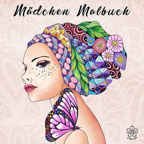 Mädchen Malbuch ab 12 Jahre: Beschäftigungsbuch &amp; Zentangle Ausmalbuch für Mädchen und Teenager. Fördert die Kreativität, Entspannung &amp; Konzentration. ... für Mädchen. (Malbücher für Mädchen, Band 2)