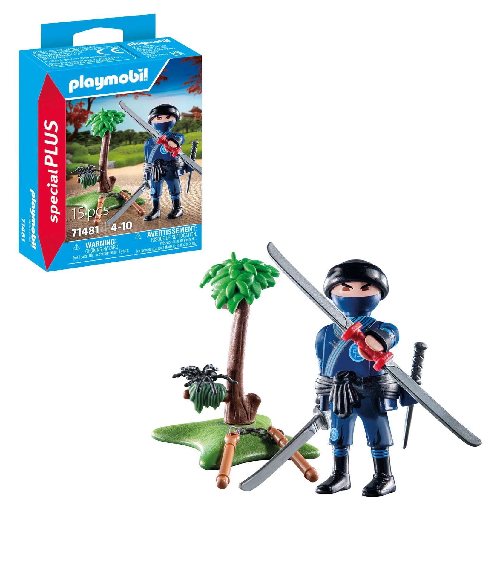 Amazon.com: PLAYMOBIL Special Plus 71481 Ninja Toy for Children