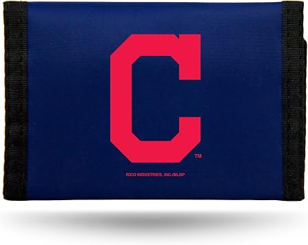 Rico MLB Indians Nylon Trifold Wallet