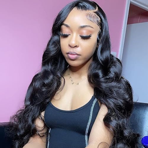 Miniatura 1 de Pelucas de cabello humano ondulado con encaje frontal para mujeres negras, peluca de encaje frontal transparente HD, pelucas brasileñas virgen sin