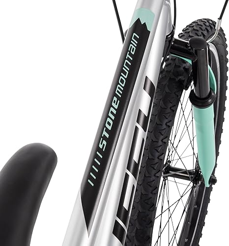 Miniatura 163 de Huffy Stone Mountain Hardtail Mountain Bike for Boys/Girls/Men/Women, 20"/24"/26" Sizes, 6 or 21 Speed Shimano Twist Shifting, Front or Dual