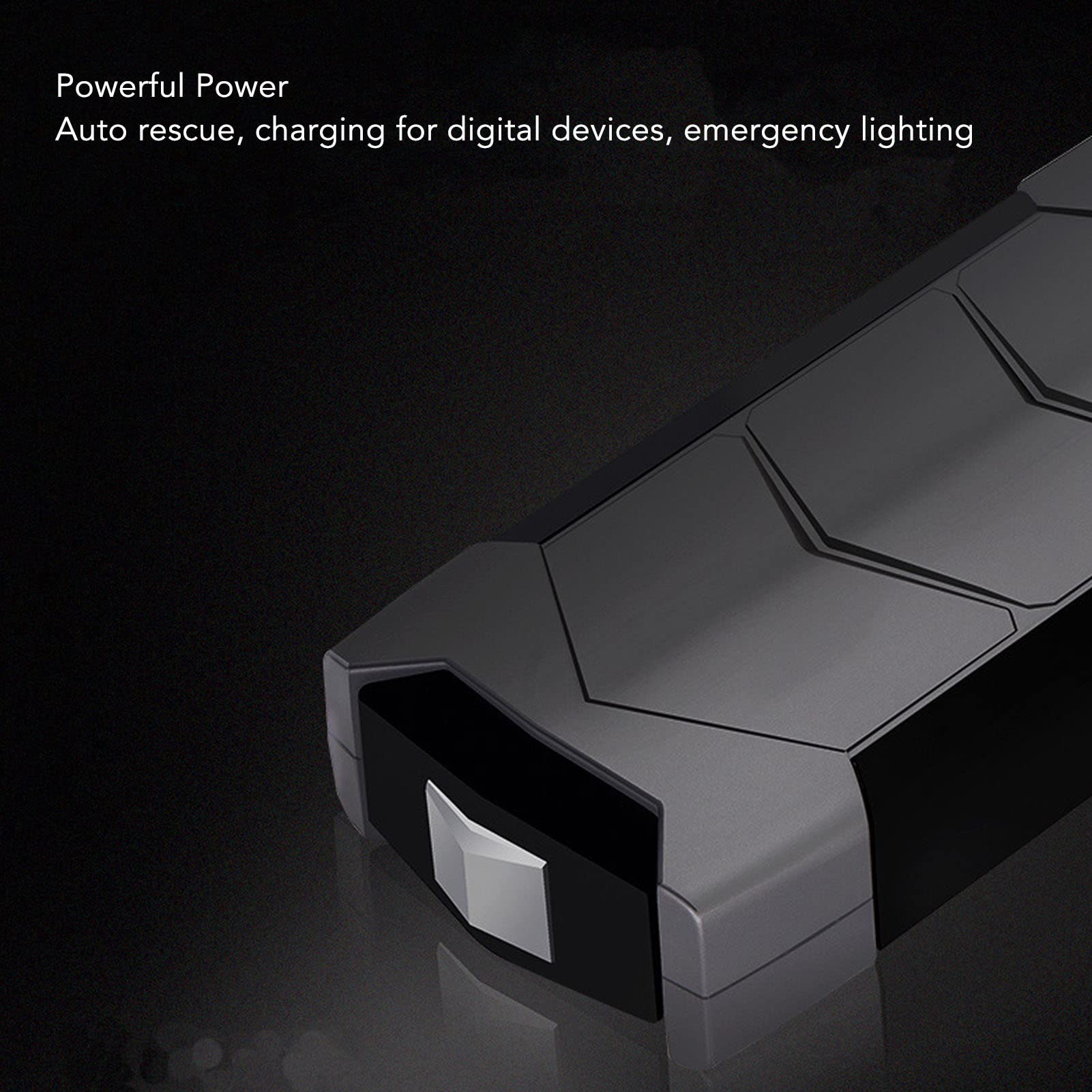 Sxhlseller Avviatore di Emergenza, Avviatore di Emergenza per Auto con Corrente di Picco 800 A, di Portatile con Luce LED, Design 3 in 1, Power Bank di per Motore A Benzina da 7,2 Litri e 5,5 Litri