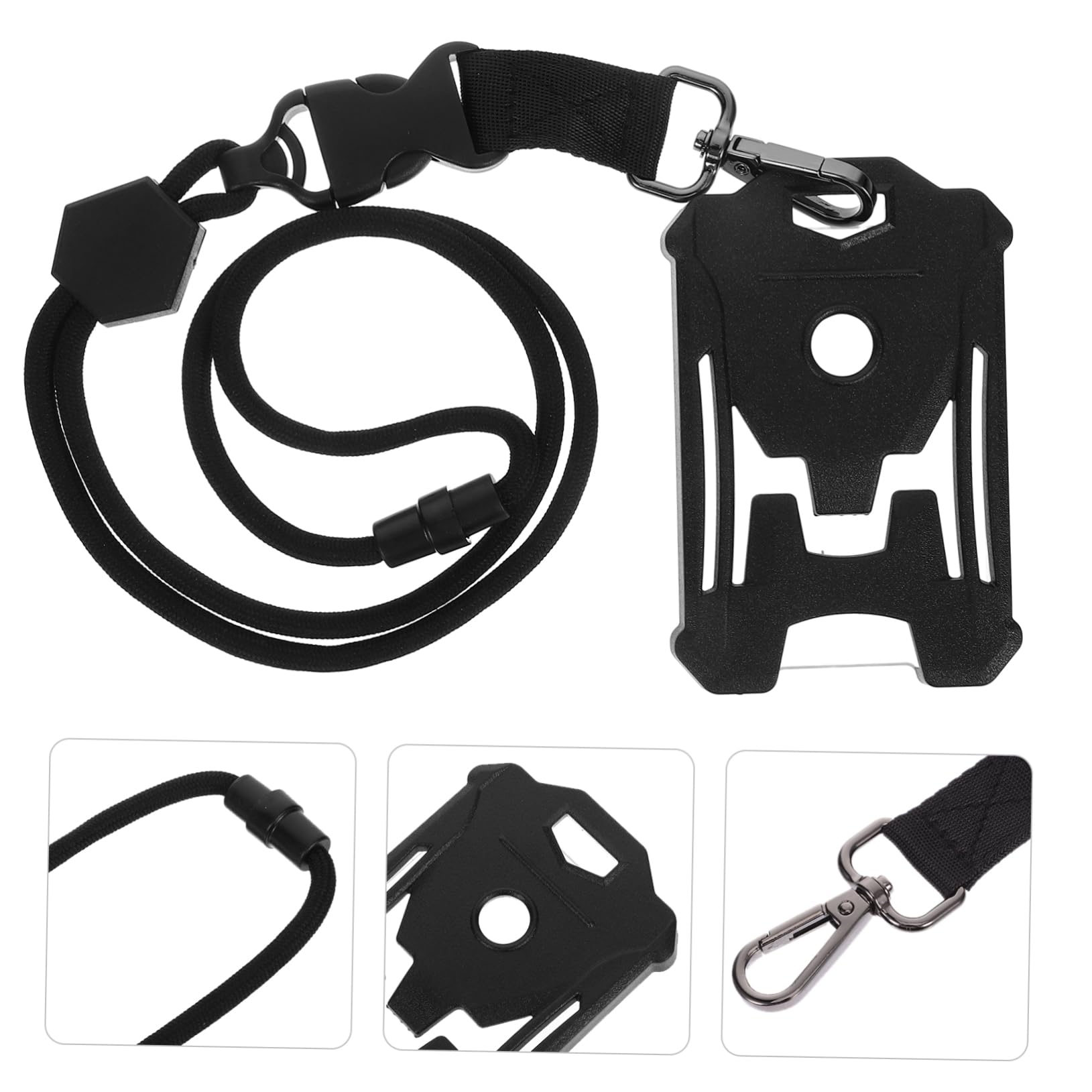 5pezzi Portabadge Con Lanyard Distintivi Per e Scuola Copertura Per Dipendenti e Studenti