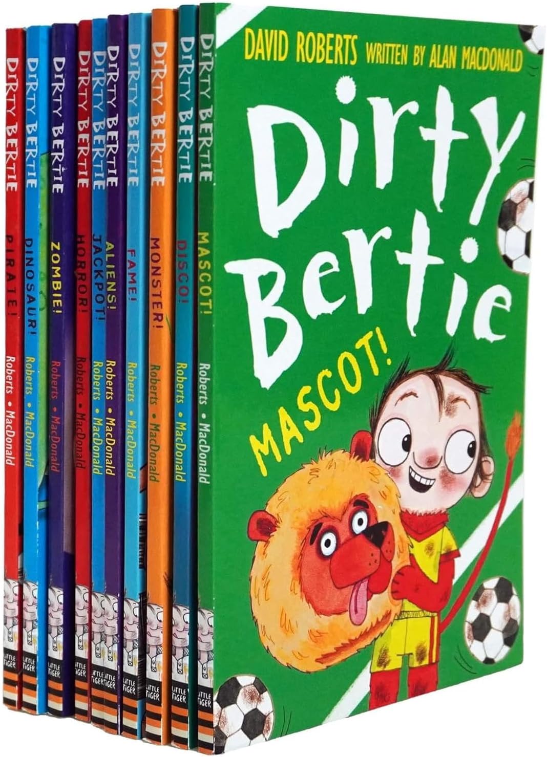 Dirty Bertie - Series 3 - David Roberts 7 Books Collection Set (Jackpot, Horror, My Book of Stuff, Dinosaur, My Joke Book, Zombie, Pirate) by David Roberts (2015-05-03) Paperback – January 1, 2015