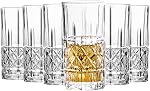 Highball Glasses Set of 6, 317 ml Water Glasses, Collins Tall Beverage Cups Glassware for Drinks, Water, Beer, Soda, Cocktail
