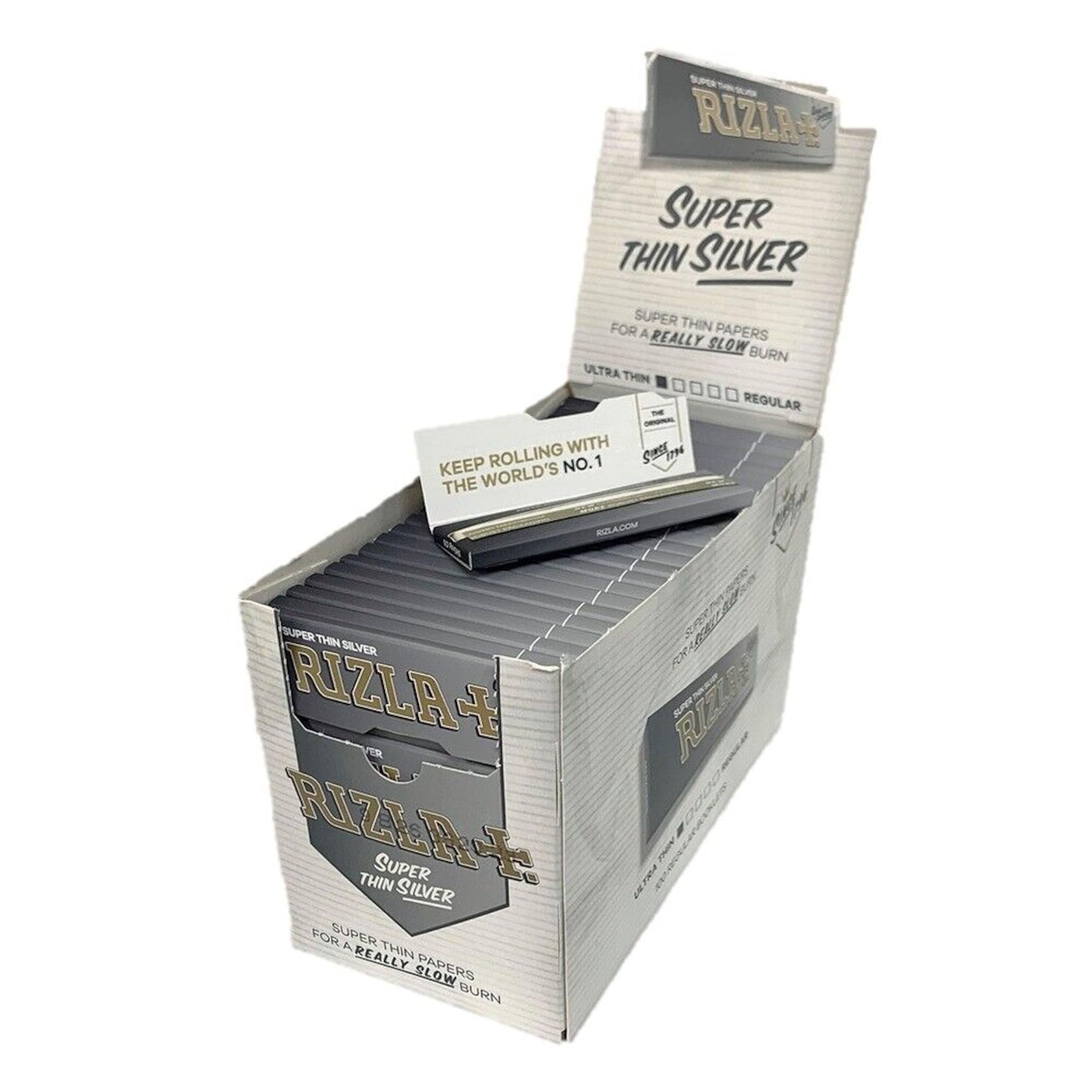 Rizla Regular Silver Rolling Paper Pack Of 15 Booklets