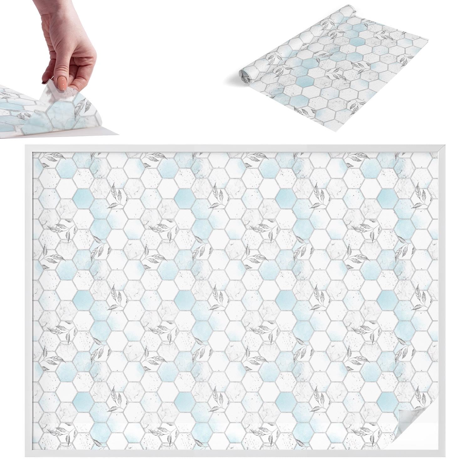 Film anti-regard pour fenêtre protection UV et vitrail adhésif 200x146