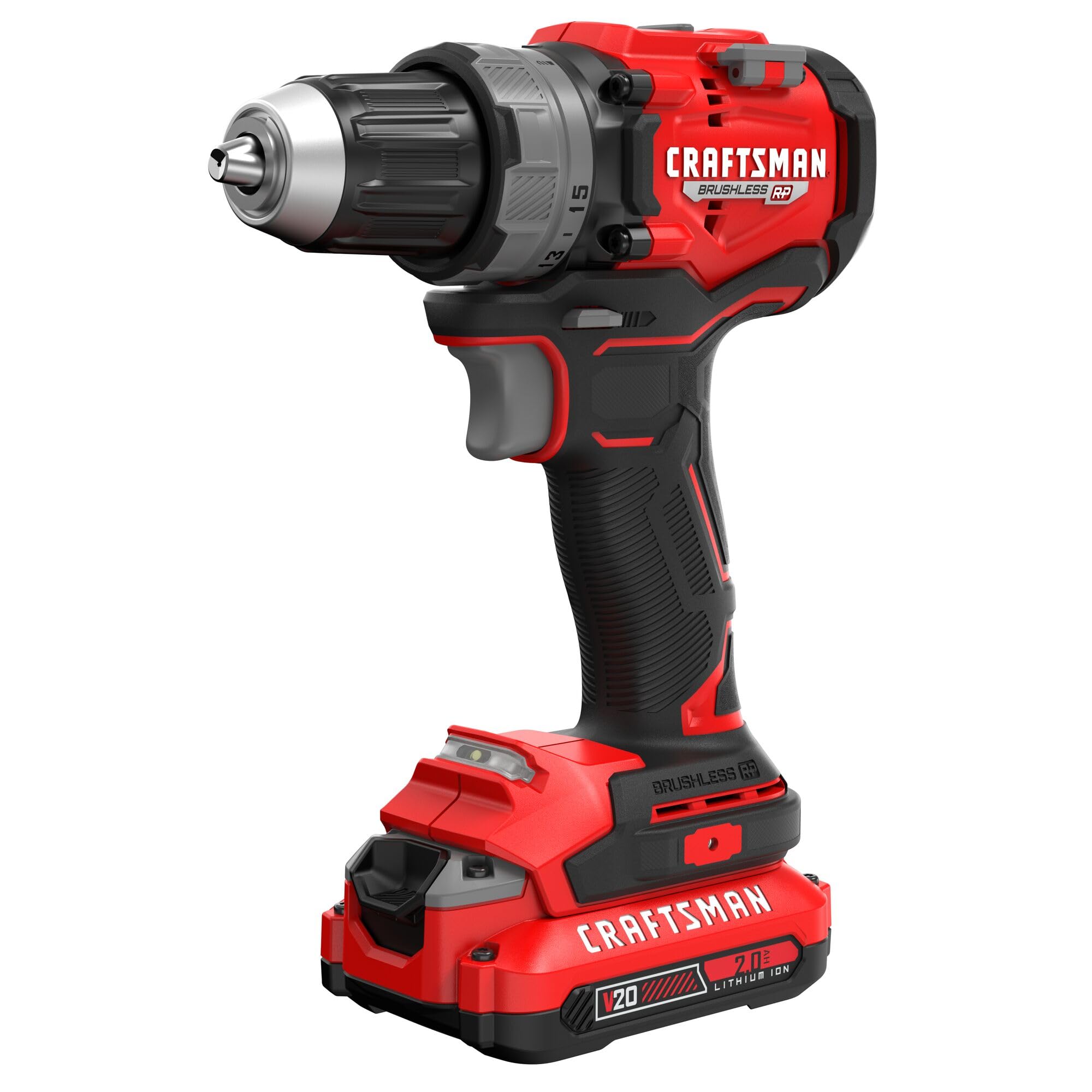 (Does not included battery and charger)CRAFTSMAN V20 1/2 Inch Drill/Driver Kit with 2 Batteries and Charger (CMCD725D2)