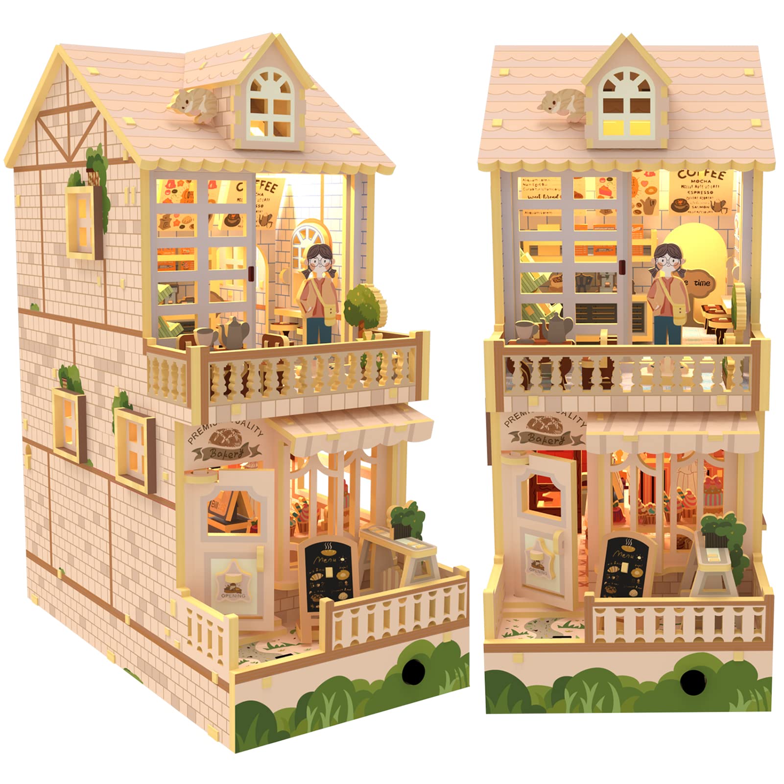 ミニチュア ドールハウス Xmas カフェ ミニチュア ドールハウス Xmas カフェ