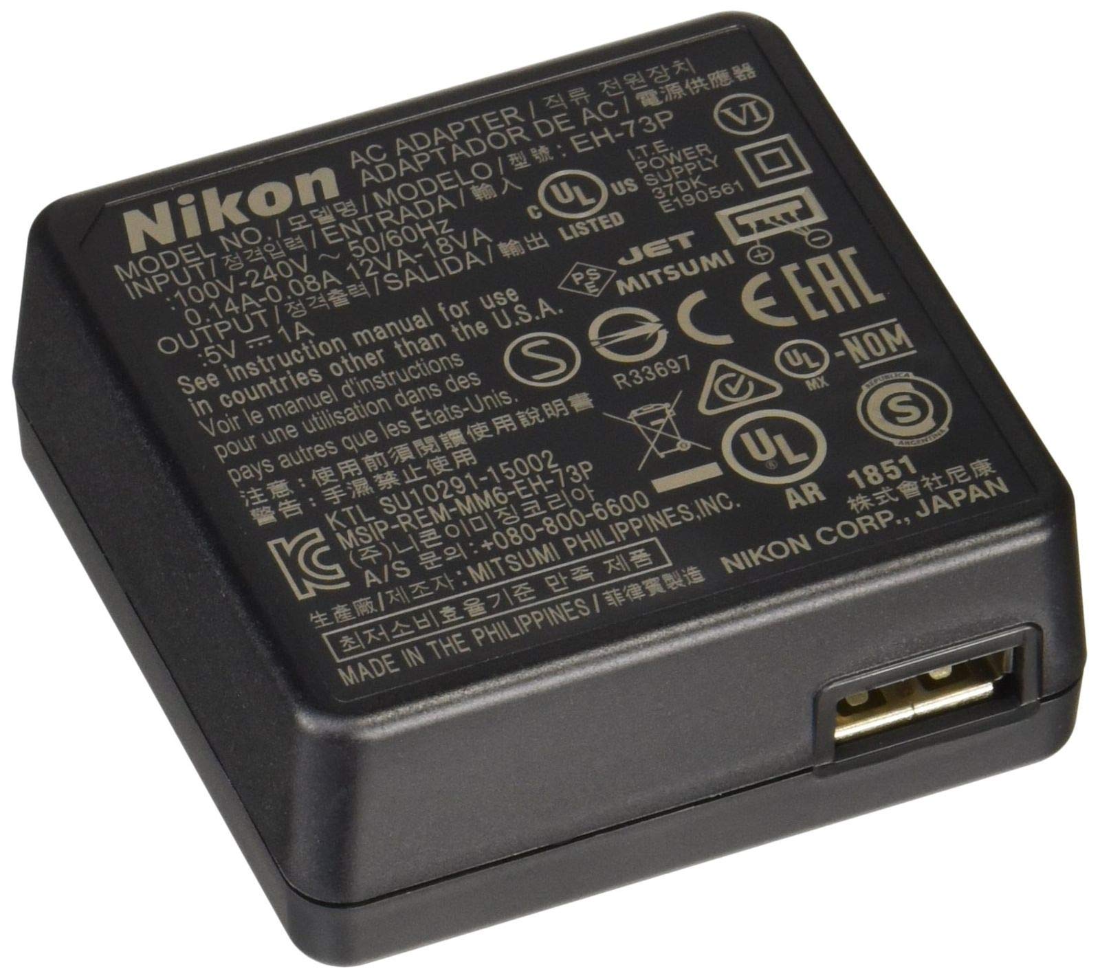 Amazon.com : Camera Charger NIK0N EH-73P Charging AC Power Adapter