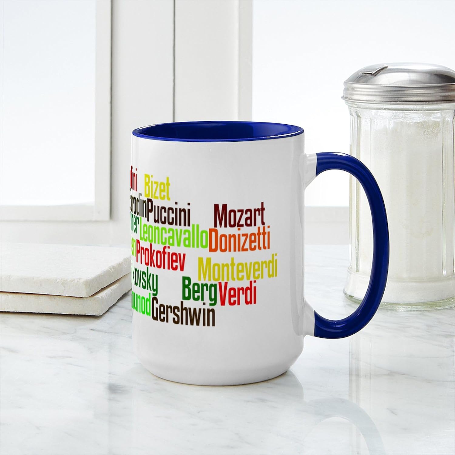 CafePress Opera Composers Large Mug 15 oz (444 ml) Ceramic Coffee Mug