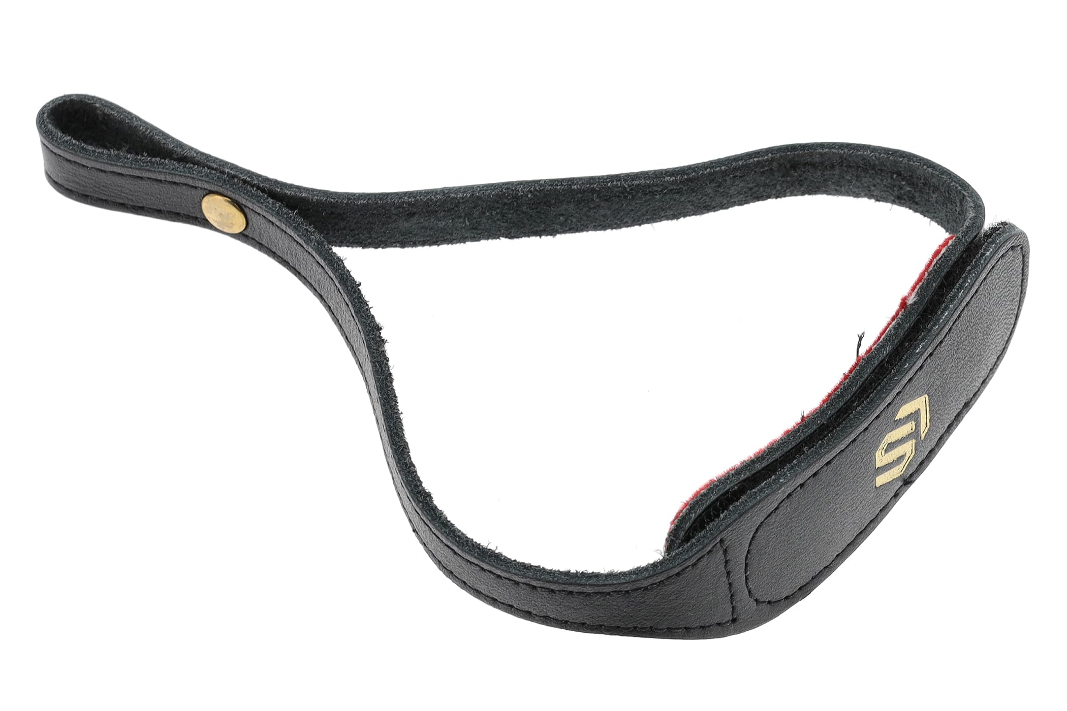 GEWA Leather Specialties Leather Hand Loop Trombone Large 21" - Allows Comfortable, Unstrained Holding, Black
