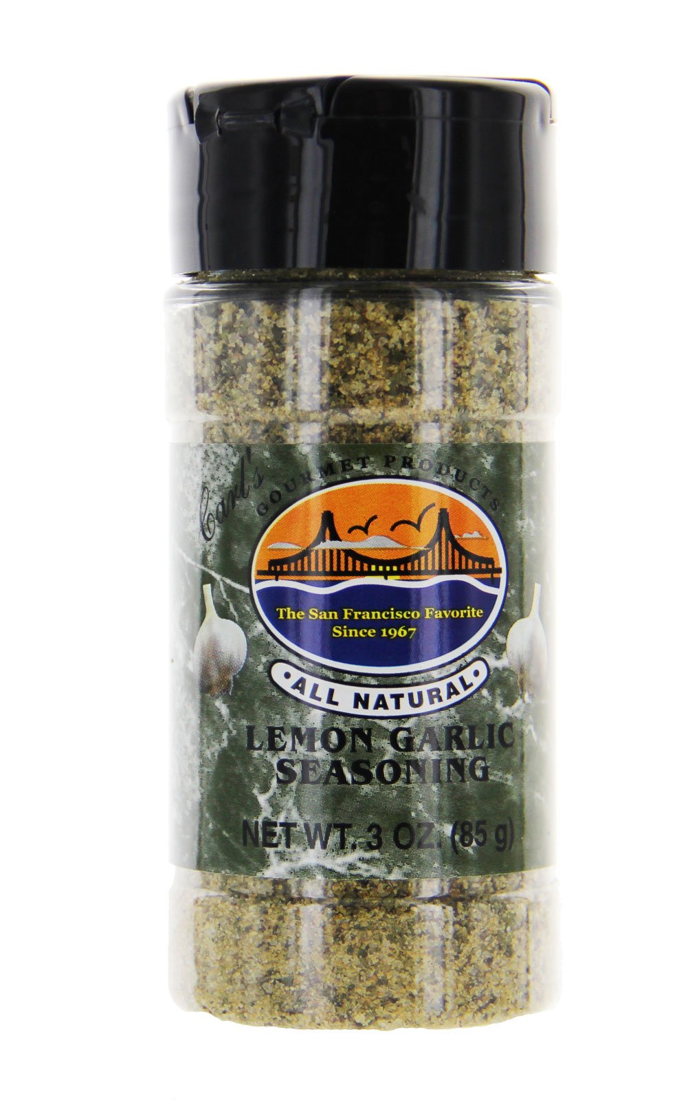 Carl's Gourmet All Natural Lemon Garlic Seasoning - 3 oz
