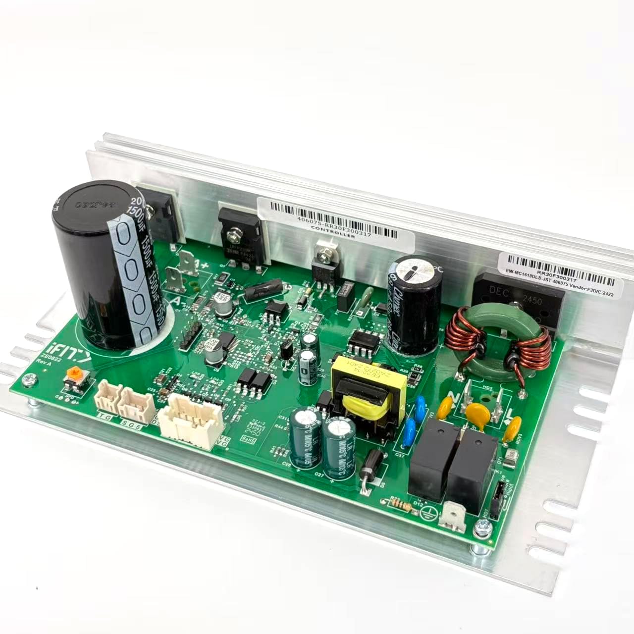 MC1618DLS 406075 Treadmill Control Board, #Replace ZE0822 Works with Icon GldsGym Proform Nordic-Track Treadmill Motor Controller (White Sockets)